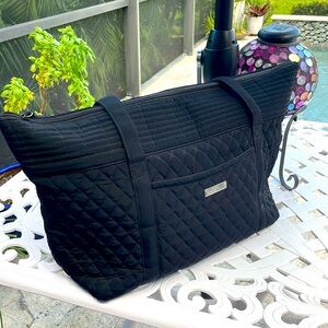 Vera Bradley Large Tote in Black